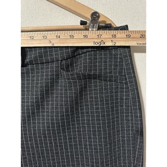 Lane Bryant Women’s Plus Sz 18 Pants Black Checked Straight Leg Zipper Legs NWT - Picture 11 of 16